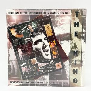 Springbok Elvis Presley The King 1000 Piece‎ Jigsaw Puzzle Music Memorabilia
